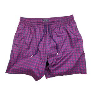 Vilebrequin Costume De Bain Men Swim Trunks Pink Purple XXXL
